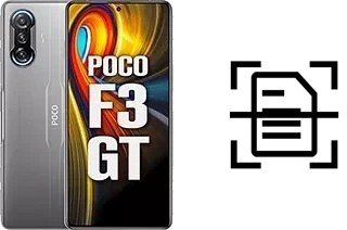 Numériser un document sur un Xiaomi Poco F3 GT