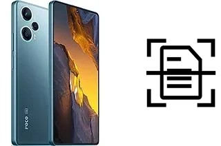 Numériser un document sur un Xiaomi Poco F5