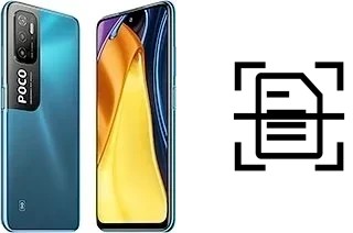 Numériser un document sur un Xiaomi Poco M3 Pro 5G