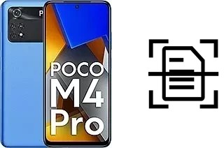 Numériser un document sur un Xiaomi Poco M4 Pro