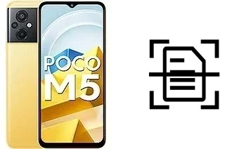 Numériser un document sur un Xiaomi Poco M5