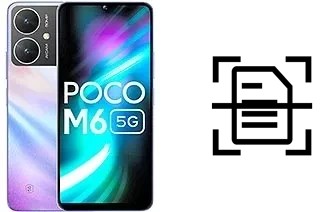 Numériser un document sur un Xiaomi Poco M6