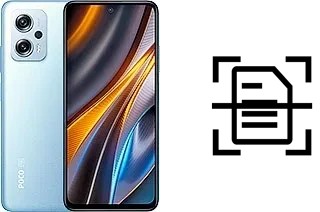 Numériser un document sur un Xiaomi Poco X4 GT