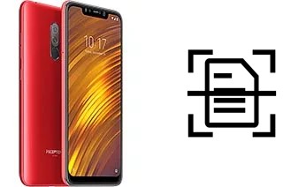 Numériser un document sur un Xiaomi Pocophone F1