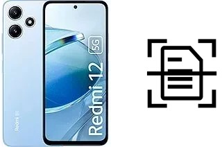 Numériser un document sur un Xiaomi Redmi 12 5G