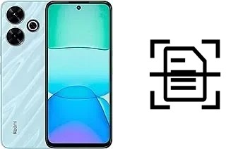 Numériser un document sur un Xiaomi Redmi 13 5G