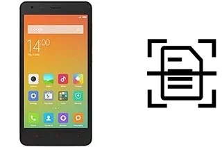 Numériser un document sur un Xiaomi Redmi 2 Prime