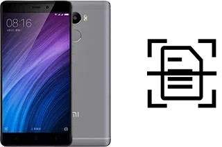 Numériser un document sur un Xiaomi Redmi 4 (China)