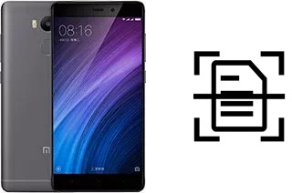 Numériser un document sur un Xiaomi Redmi 4 Prime