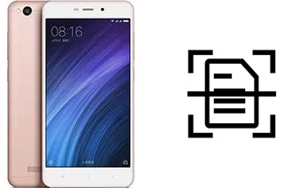 Numériser un document sur un Xiaomi Redmi 4a