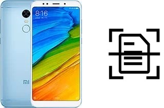 Numériser un document sur un Xiaomi Redmi Note 5 SD636 China