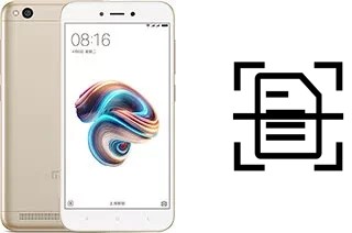 Numériser un document sur un Xiaomi Redmi 5A