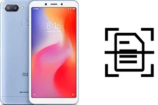 Numériser un document sur un Xiaomi Redmi 6