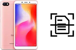 Numériser un document sur un Xiaomi Redmi 6A