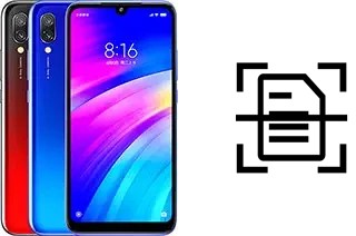 Numériser un document sur un Xiaomi Redmi 7