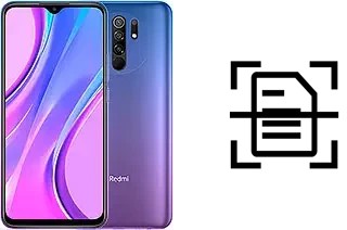 Numériser un document sur un Xiaomi Redmi 9