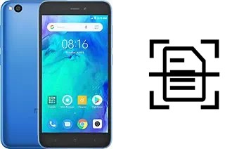 Numériser un document sur un Xiaomi Redmi Go