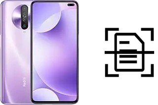 Numériser un document sur un Xiaomi Redmi K30