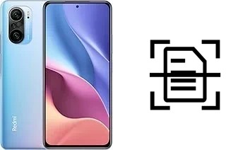 Numériser un document sur un Xiaomi Redmi K40 Pro