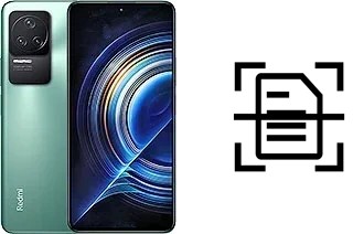 Numériser un document sur un Xiaomi Redmi K50 Pro