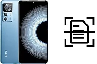 Numériser un document sur un Xiaomi Redmi K50 Ultra