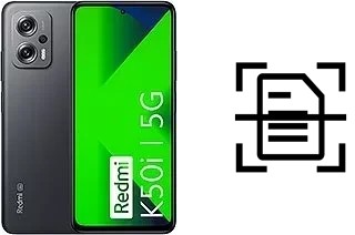 Numériser un document sur un Xiaomi Redmi K50i