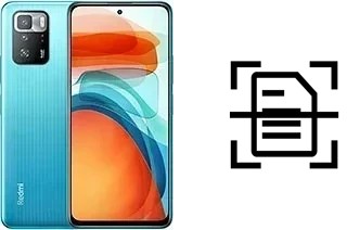 Numériser un document sur un Xiaomi Redmi Note 10 Pro (China)