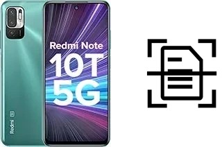 Numériser un document sur un Xiaomi Redmi Note 10T 5G