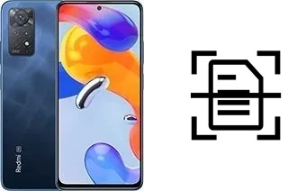 Numériser un document sur un Xiaomi Redmi Note 11 Pro 5G