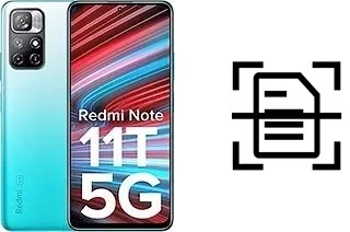 Numériser un document sur un Xiaomi Redmi Note 11T 5G