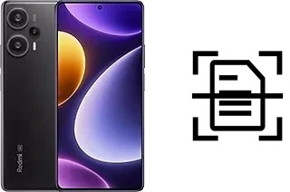 Numériser un document sur un Xiaomi Redmi Note 12 Turbo