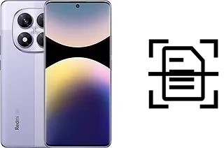 Numériser un document sur un Xiaomi Redmi Note 14 Pro 5G