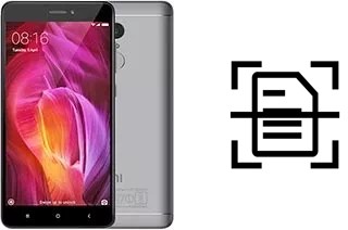 Numériser un document sur un Xiaomi Redmi Note 4 SD625