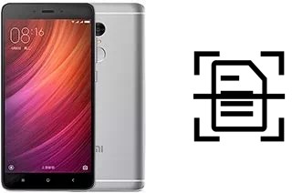 Numériser un document sur un Xiaomi Redmi Note 4 (MediaTek)