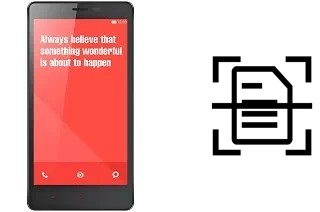 Numériser un document sur un Xiaomi Redmi Note 4G