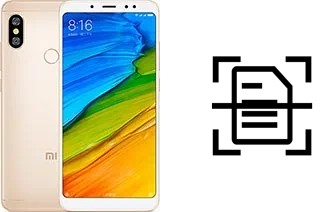 Numériser un document sur un Xiaomi Redmi Note 5 AI Dual Camera