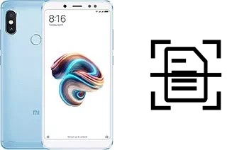 Numériser un document sur un Xiaomi Redmi Note 5 Pro