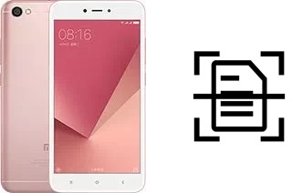 Numériser un document sur un Xiaomi Redmi Y1 Lite