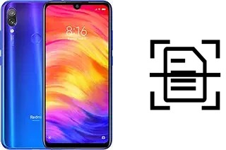 Numériser un document sur un Xiaomi Redmi Note 7 Pro