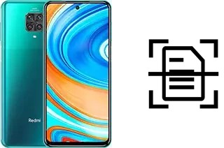 Numériser un document sur un Xiaomi Redmi Note 9 Pro