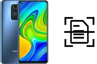 Numériser un document sur un Xiaomi Redmi Note 9