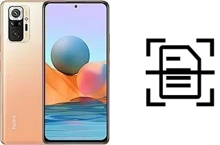 Numériser un document sur un Xiaomi Redmi Note 10 Pro (India)