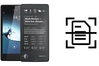 Numériser un document sur un Yota YotaPhone