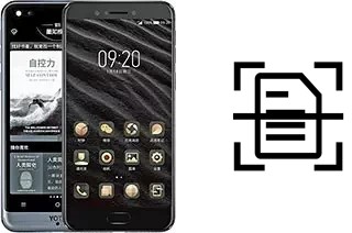 Numériser un document sur un Yota Phone 3
