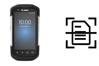 Numériser un document sur un Zebra TC72
