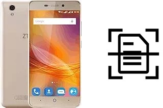 Numériser un document sur un ZTE Blade A452