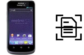 Numériser un document sur un ZTE Avid 4G