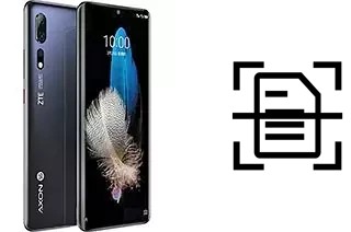 Numériser un document sur un ZTE Axon 10s Pro 5G