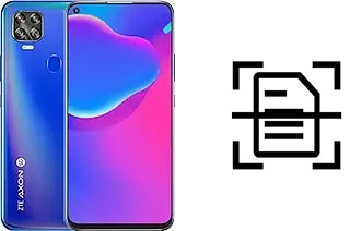 Numériser un document sur un ZTE Axon 11 SE 5G