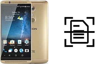 Numériser un document sur un ZTE Axon 7